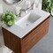 James Martin Vanities 35.4'' Single Vanity, Mid-Century Walnut w/ Glossy White Composite Stone Top 805-V35.4-WLT-GW - alternate 8